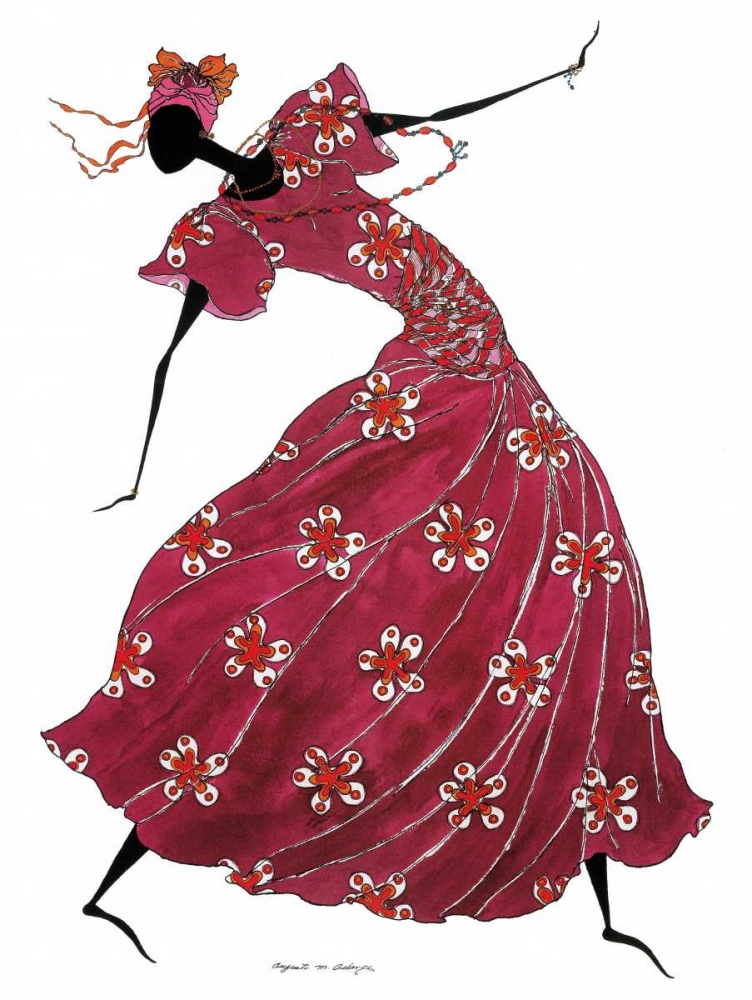 Wall art: Carnival Beads, by Asberry, Augusta