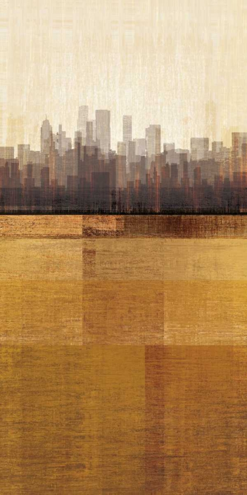 Wall art: Metropolitan Jewel-Box - Topaz, by Amori