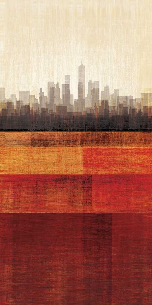 Wall art: Metropolitan Jewel-Box - Ruby, by Amori