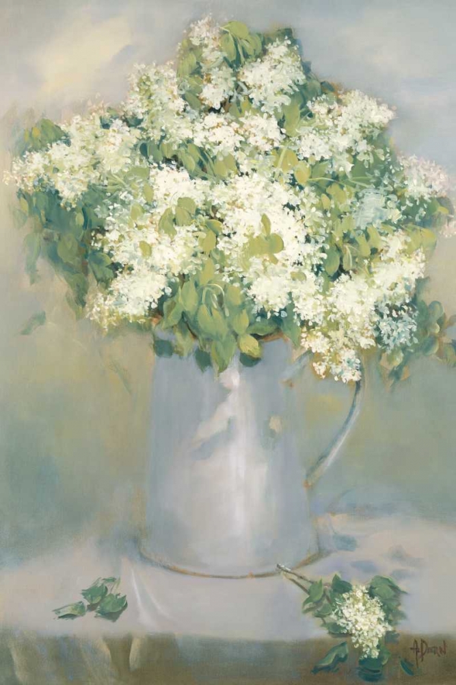 Wall Art Painting id:13089, Name: White Lilacs, Artist: Dern, Andrea