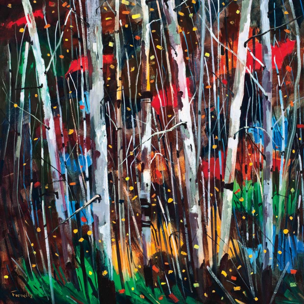 Wall Art Painting id:36689, Name: Autumn Fireworks, Artist: Forsythe, Graham