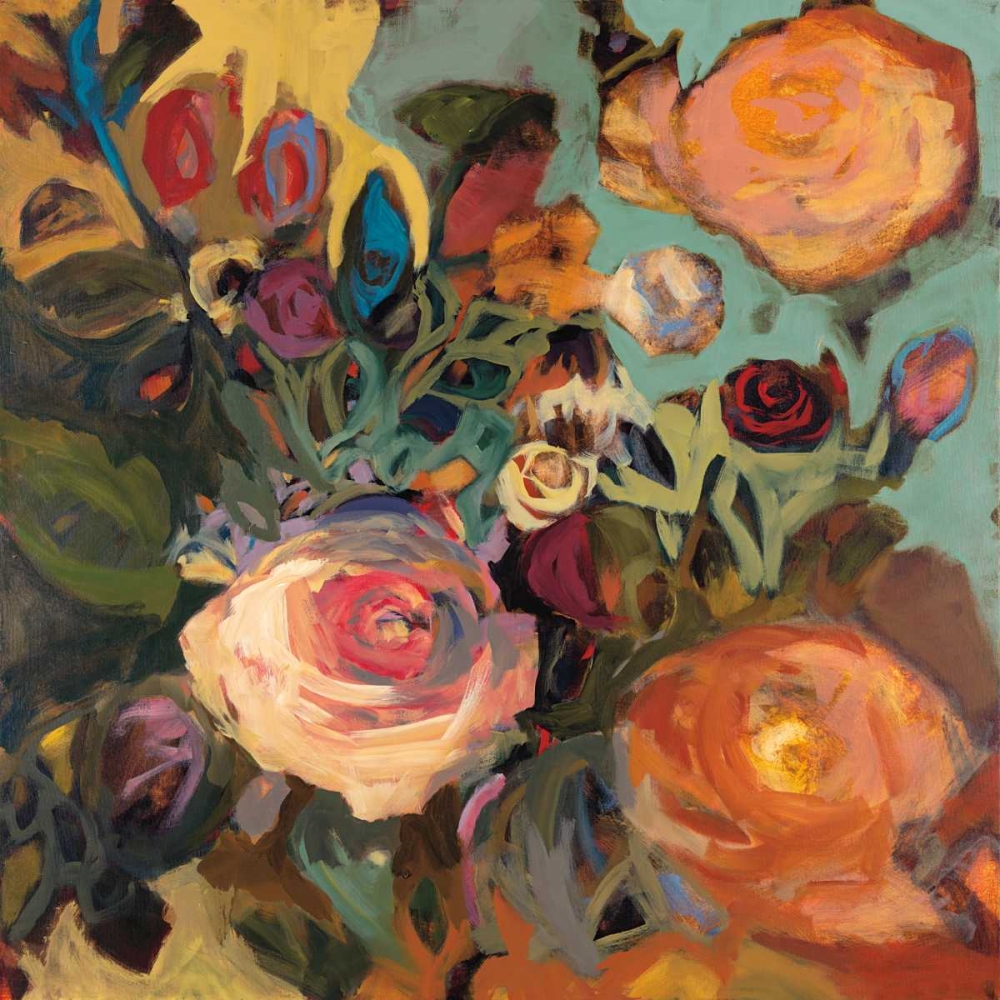 Wall Art Painting id:36724, Name: Rose Garden II, Artist: Harwood, Jennifer