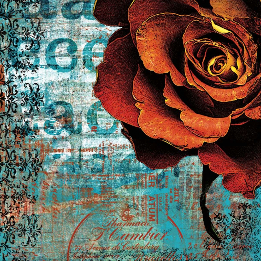 Wall art: Graffiti Rose, by Lazar Schuler, Christina