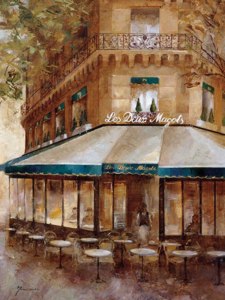 Wall Art Painting id:13031, Name: Cafe de Paris I, Artist: Martin, Noemi