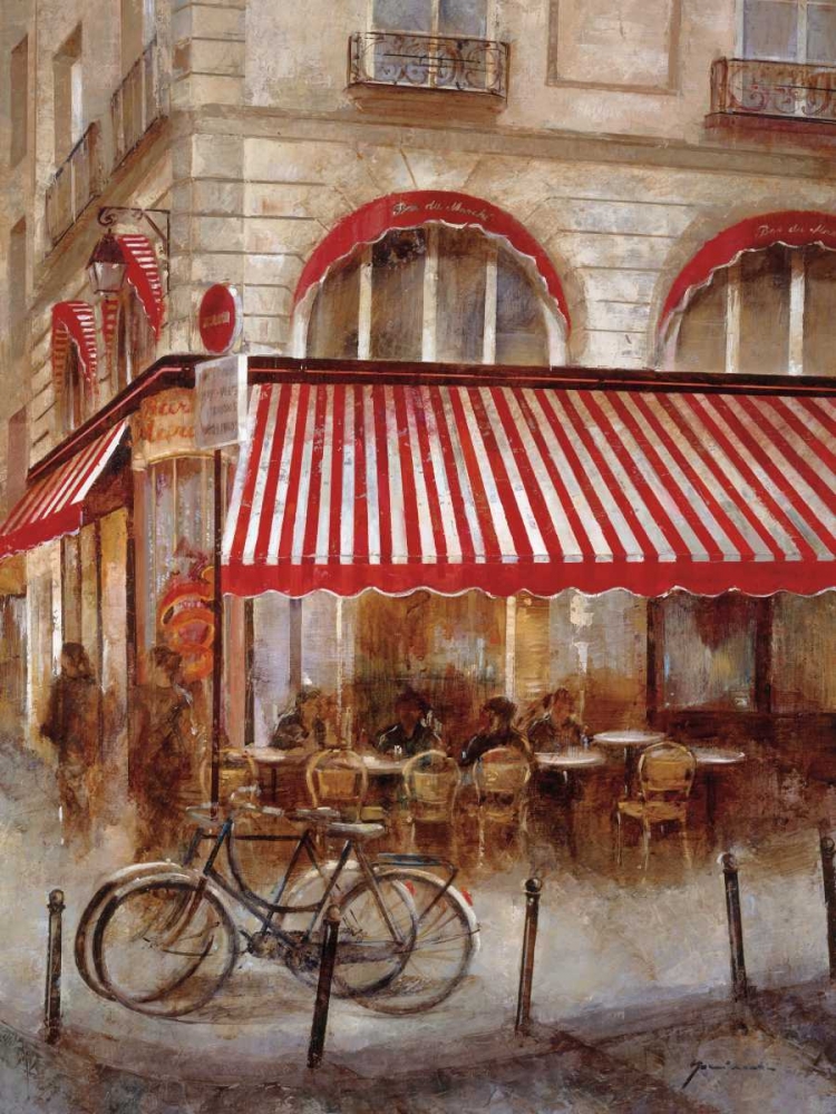 Wall Art Painting id:13032, Name: Cafe de Paris II, Artist: Martin, Noemi