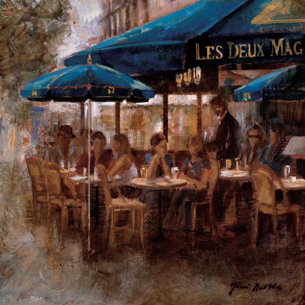 Wall Art Painting id:12414, Name: Les Deux Magots, Artist: Martin, Noemi