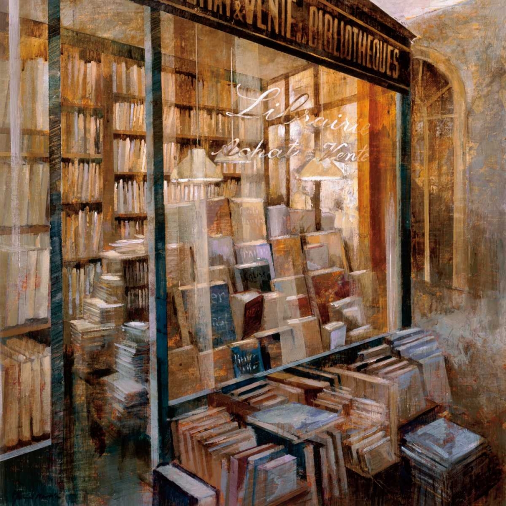 Wall Art Painting id:12174, Name: Librairie, Artist: Martin, Noemi