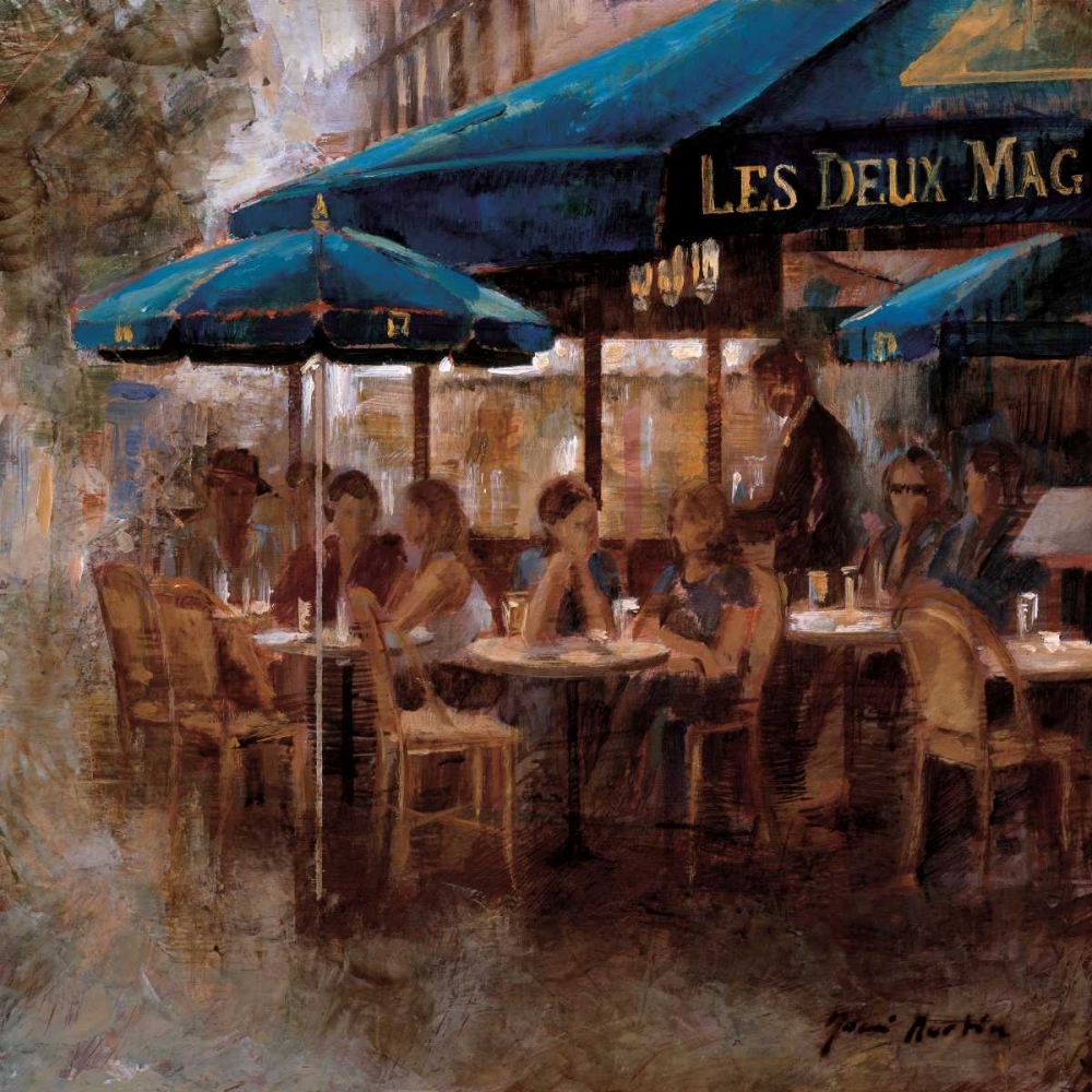 Wall Art Painting id:11567, Name: Les Deux Magots, Artist: Martin, Noemi