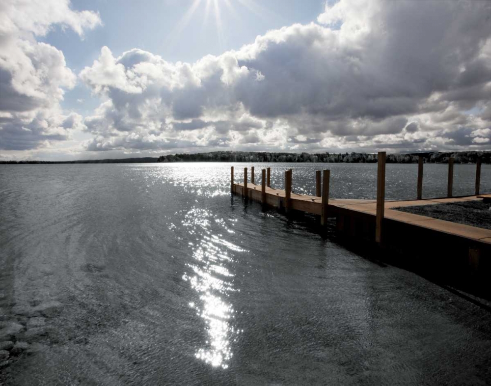 Art Print: Sunrise at Crooked Lake