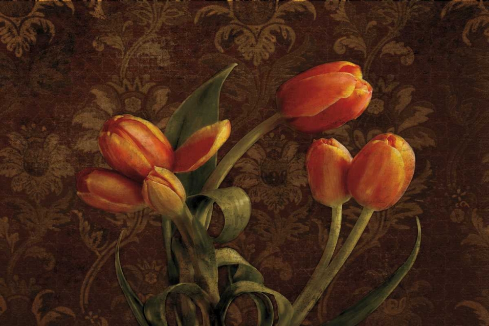 Wall Art Painting id:11896, Name: Fleur de lis Tulips, Artist: Pahl, Janel