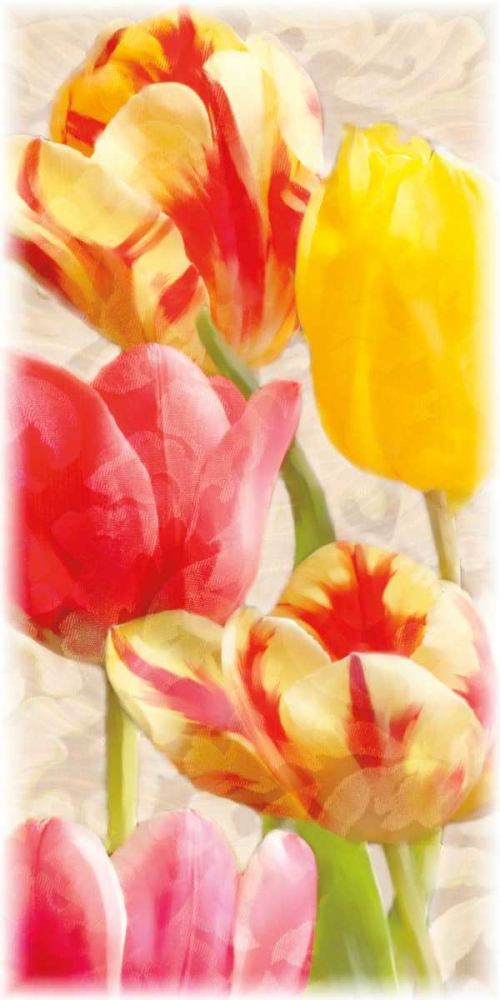 Wall Art Painting id:36864, Name: Glowing Tulips I, Artist: Pahl, Janel