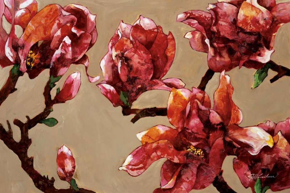 Wall Art Painting id:171014, Name: Elegant Magnolia, Artist: Kamikura, Joyce
