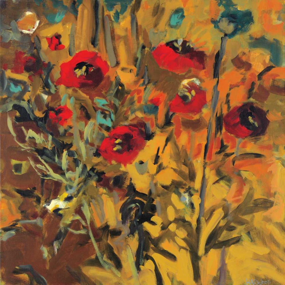 Wall Art Painting id:171262, Name: Wild Poppies, Artist: Harwood, Jennifer