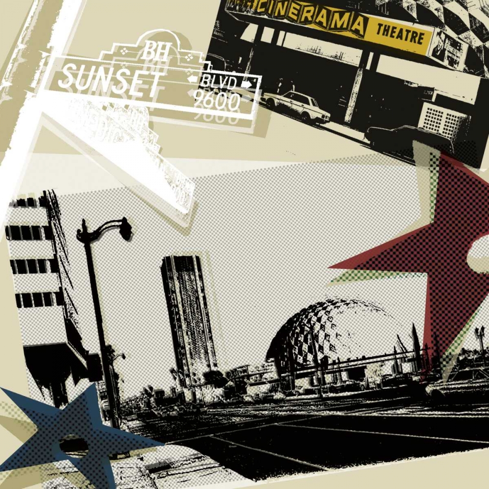 Wall art: Hollywood Blvd. I, by Venter, Tandi