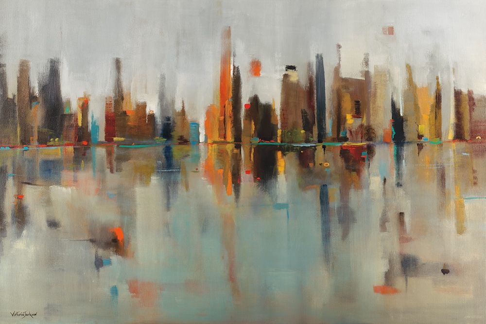 Wall Art Painting id:198805, Name: Golden Harbor, Artist: Jackson, Victoria