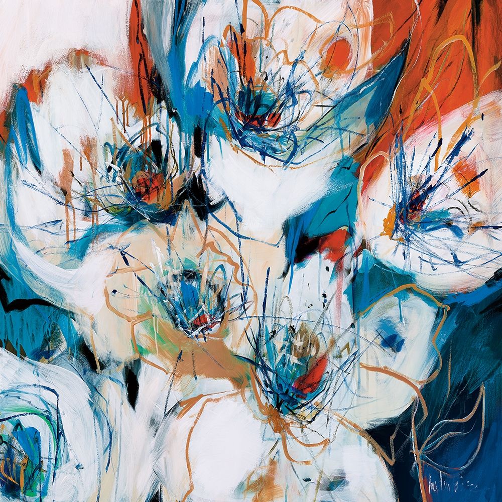 Wall Art Painting id:198841, Name: Splashes of Blue, Artist: Fitzsimmons, A.