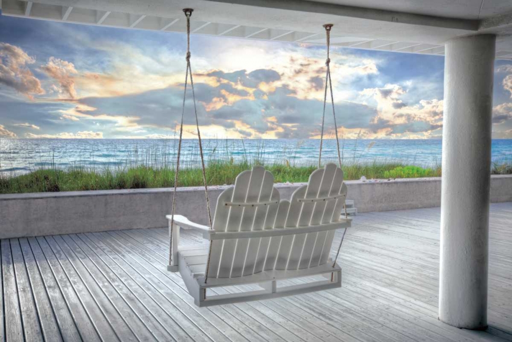 Art Print: Swing At The Beach