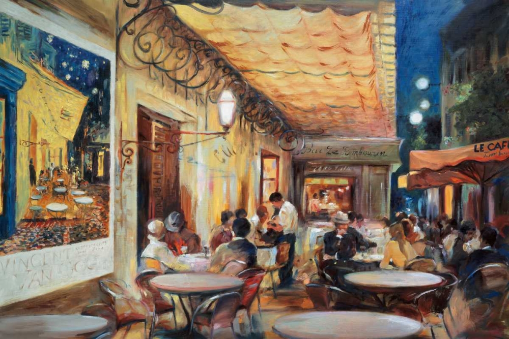 Wall Art Painting id:37032, Name: Cafe Van Gogh, Artist: Zielinska, Maria