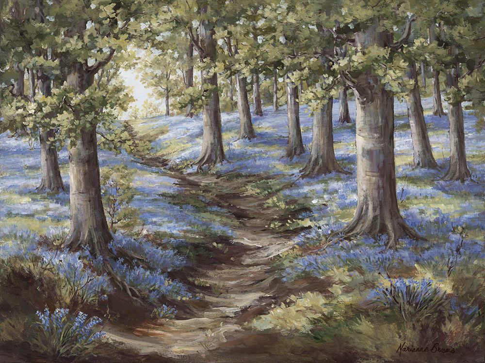 Art Print: Bluebell Woods II
