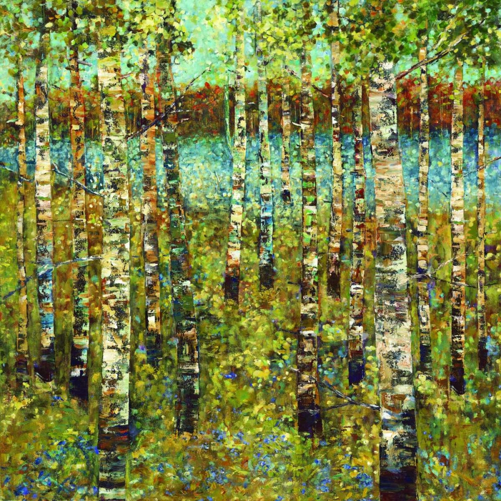 Art Print: Purple Birch