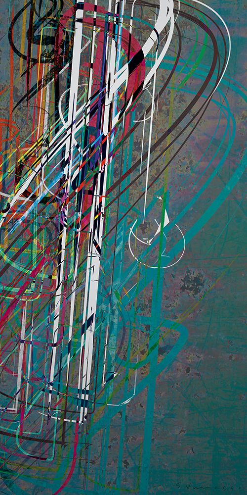 Wall Art Painting id:770032, Name: ELECTRICAL CURRENTS II, Artist: Varrasso, Enrico