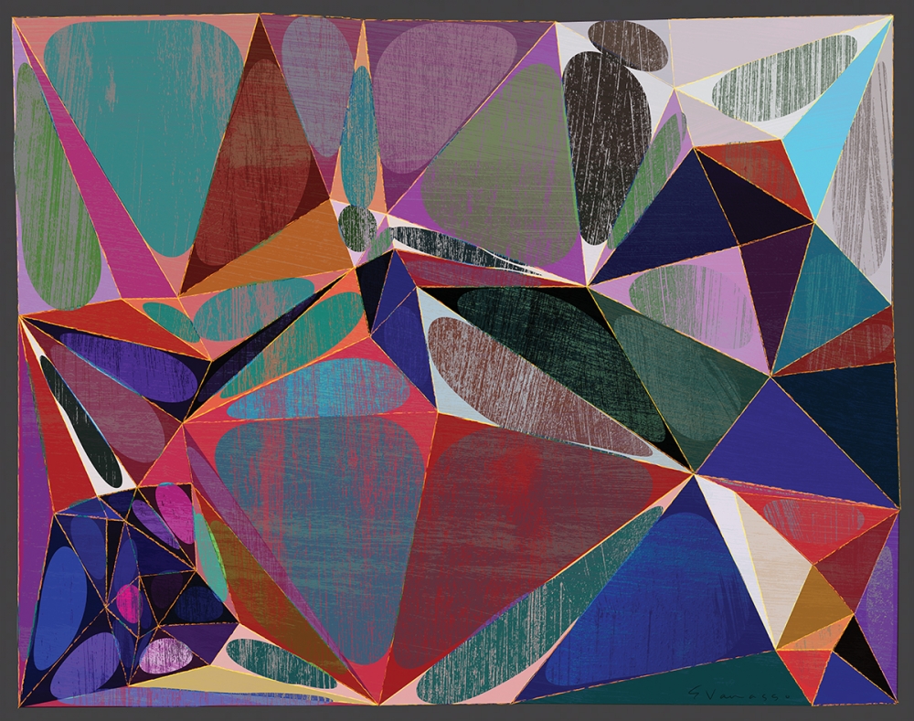 Wall Art Painting id:99856, Name: Starry Autumn, Artist: Varrasso, Enrico