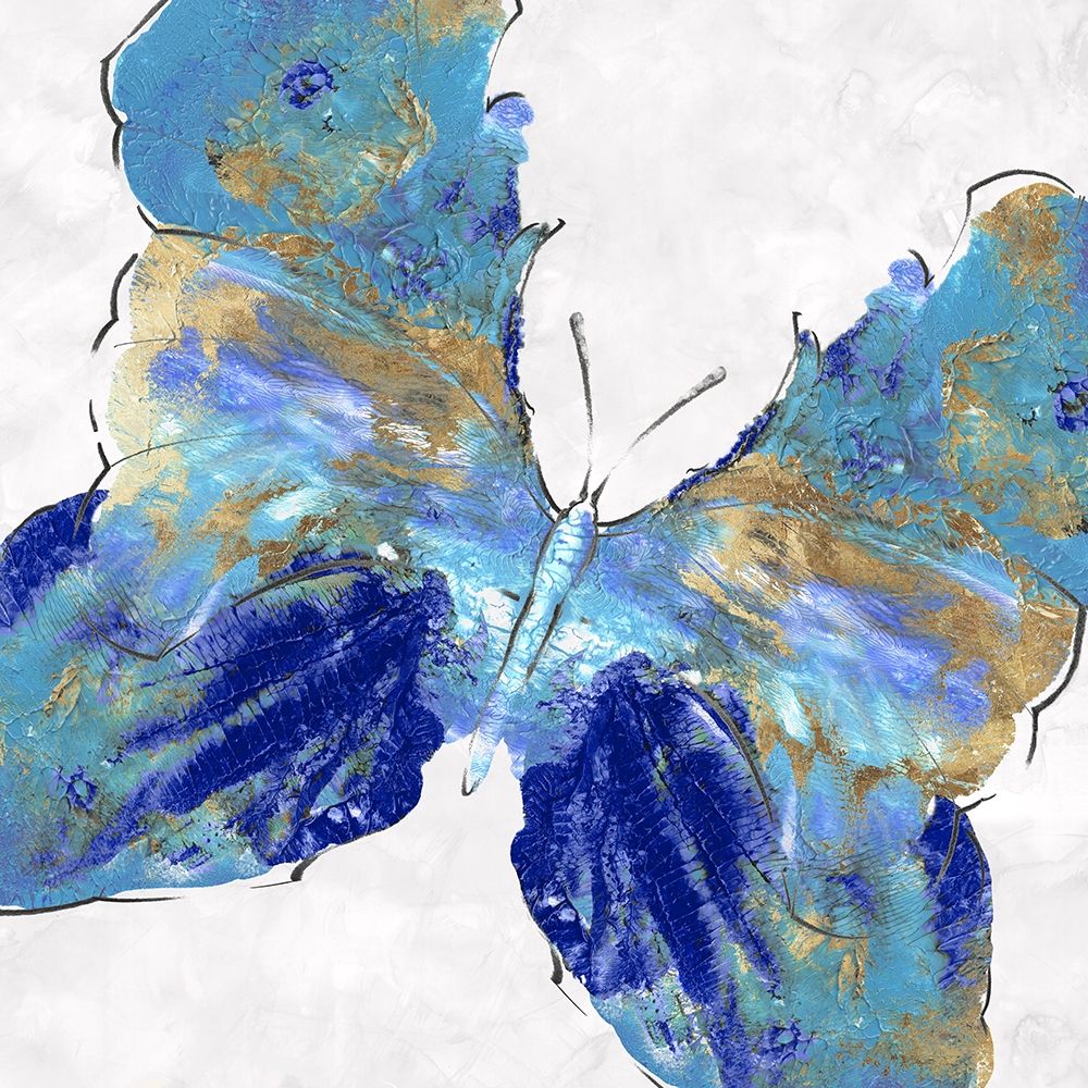 Art Print: Blue Butterfly