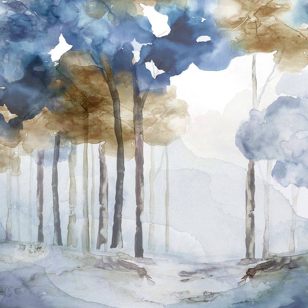 Art Print: In the Blue Forest I 