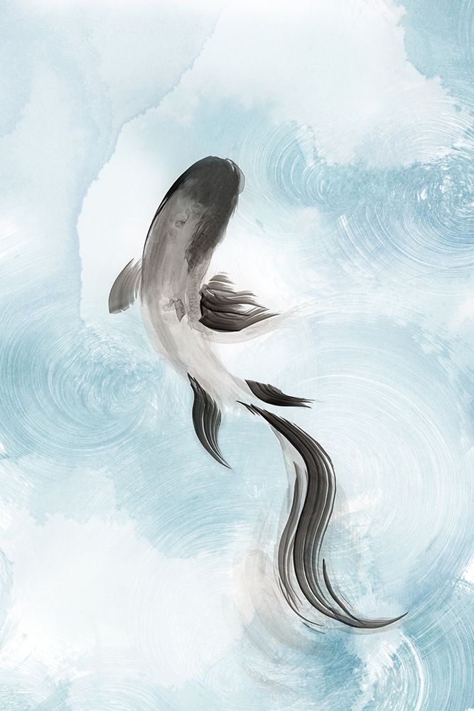 Art Print: Swimming Carp I 