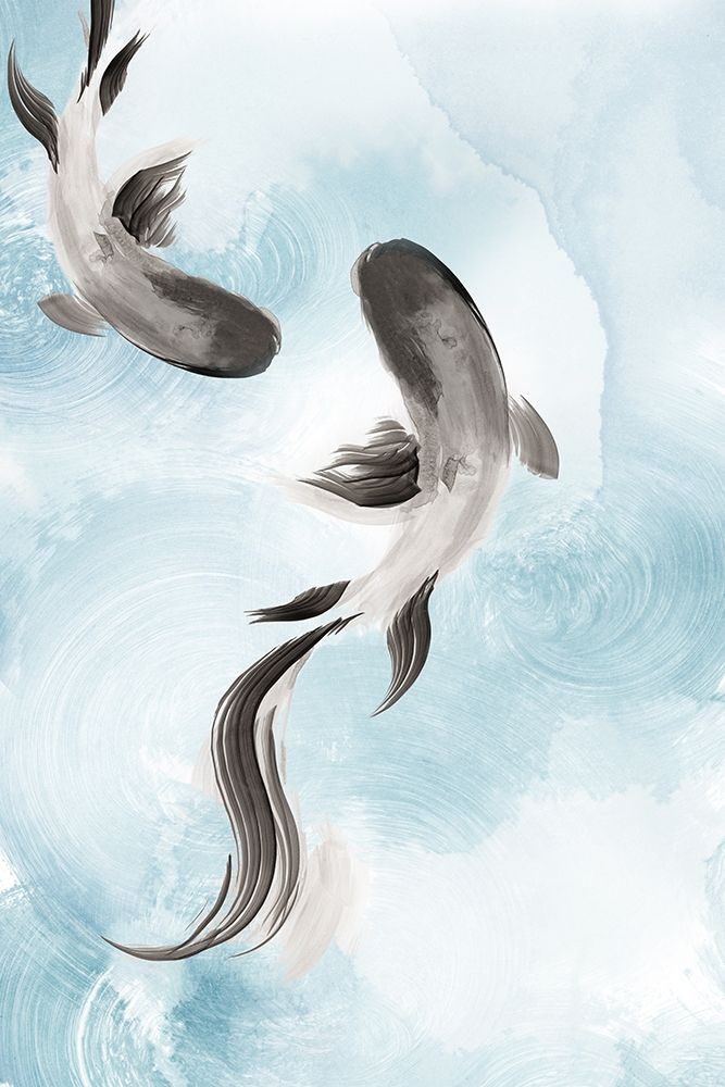 Art Print: Swimming Carp II 