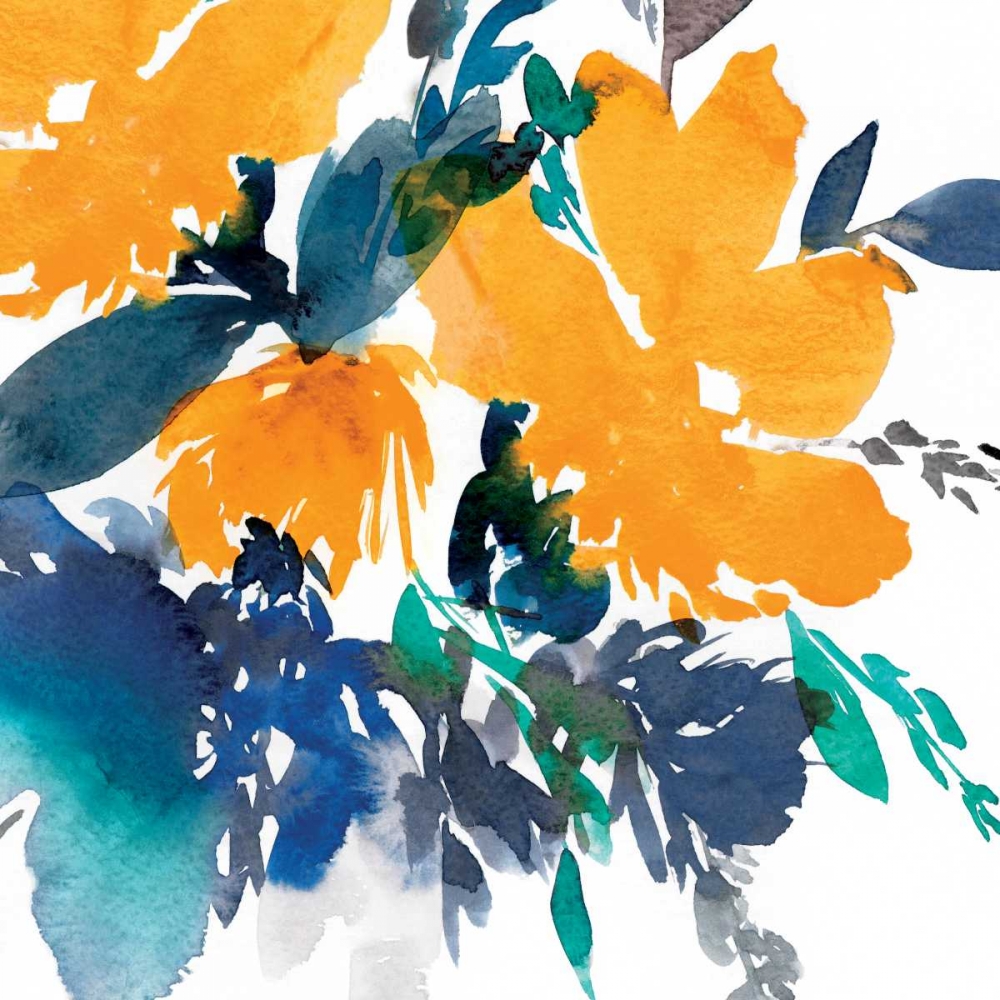 Wall Art Painting id:176088, Name: Indigo Flower I, Artist: Isabelle Z