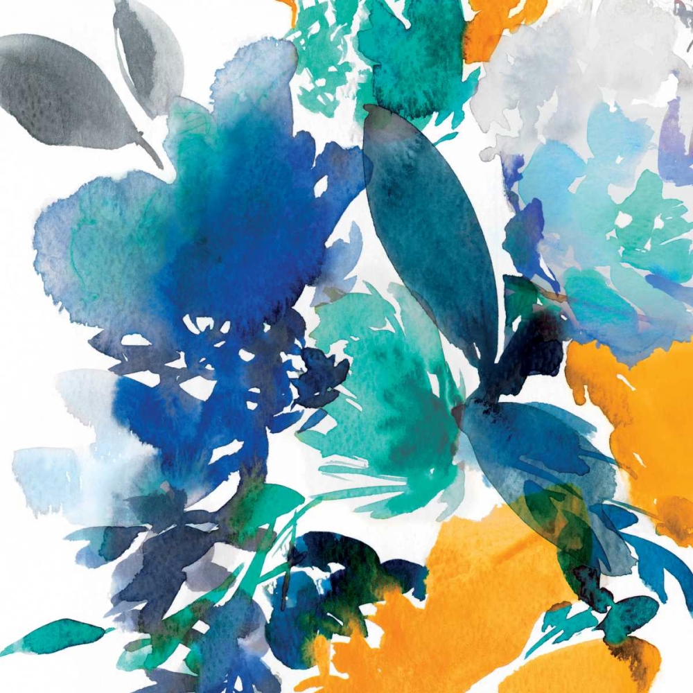 Wall Art Painting id:176089, Name: Indigo Flower II, Artist: Isabelle Z