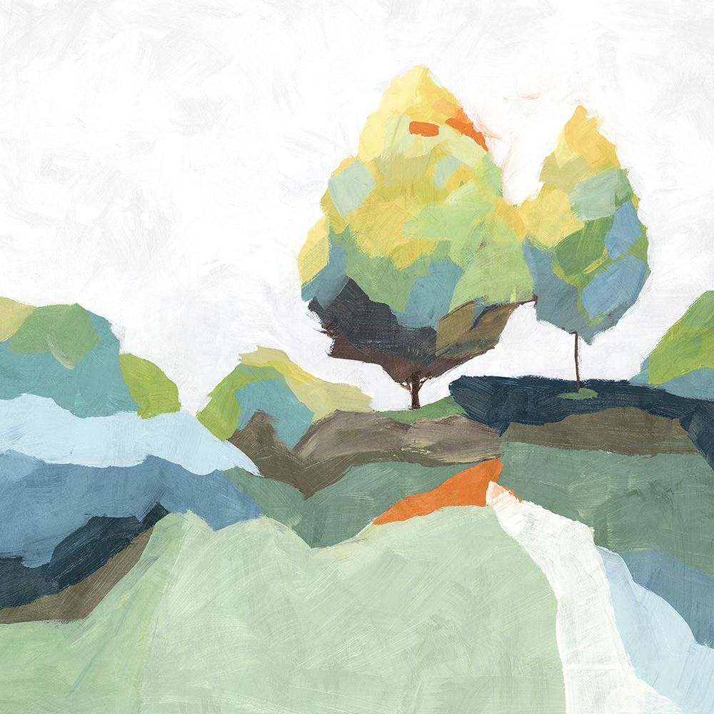 Wall art: Blocked I, by Isabelle Z