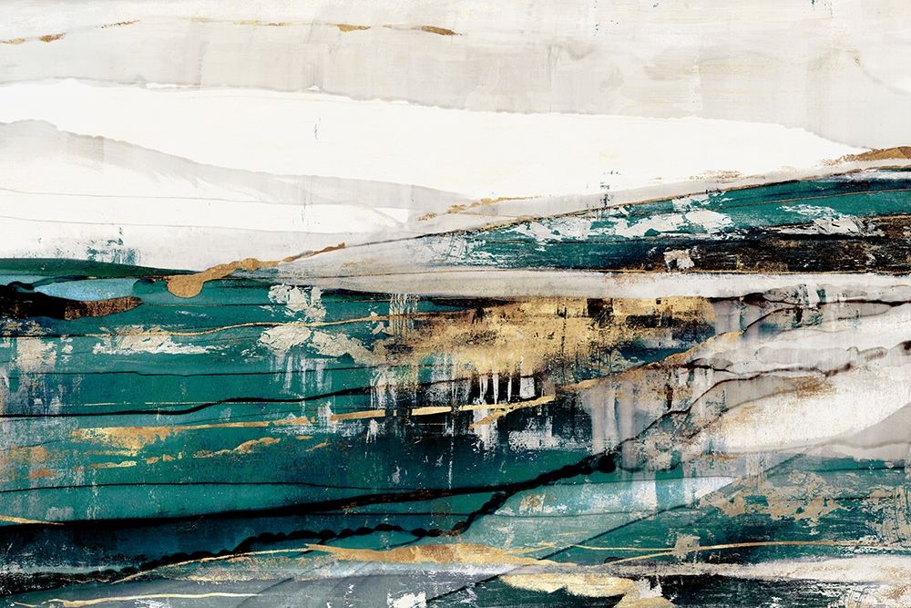 Art Print: Delighted Teal Version 