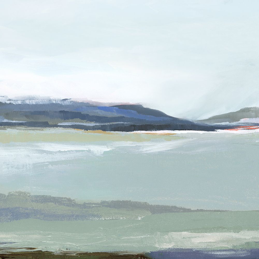 Wall Art Painting id:478334, Name: Lakeside View II, Artist: Isabelle Z 