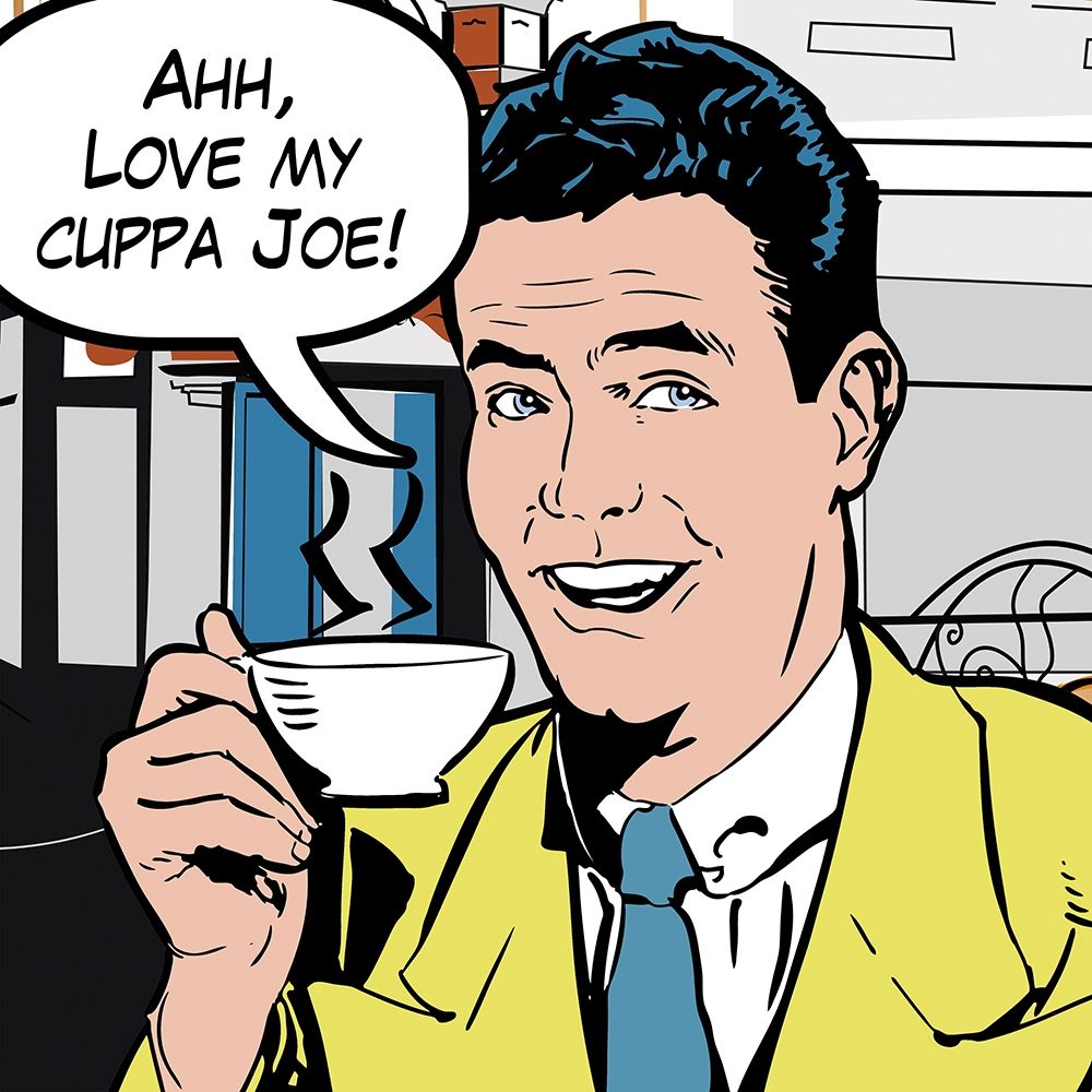 Wall Art Painting id:211744, Name: Java Comic II, Artist: Fischer, David