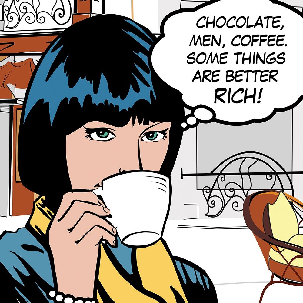 Wall Art Painting id:211746, Name: Java Comic IV, Artist: Fischer, David