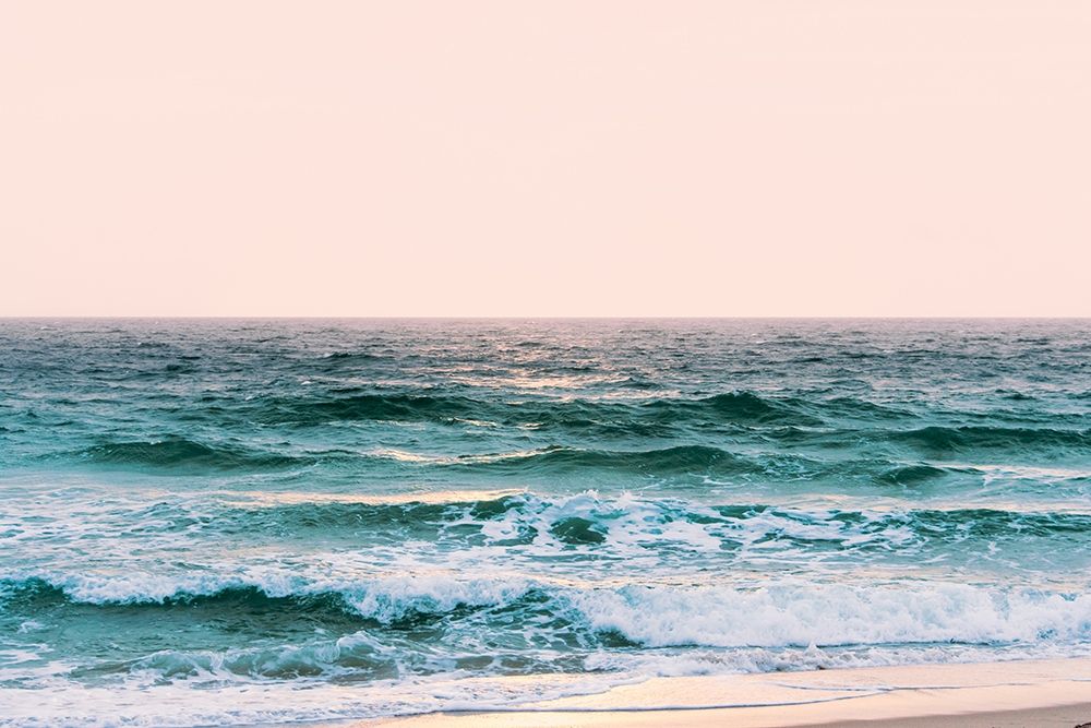 Art Print: Pastel Ocean Sunset