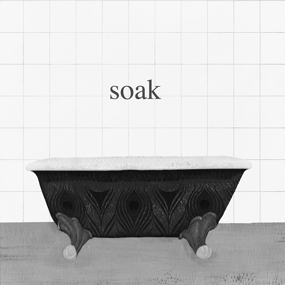 Wall art: Peacock Bath I, by Hopfensperger