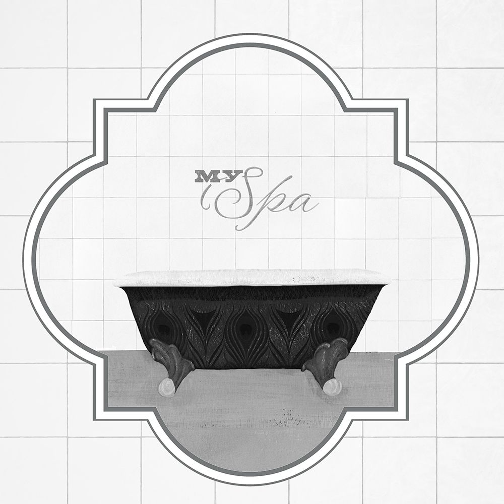 Wall art: Peacock Bath III, by Hopfensperger