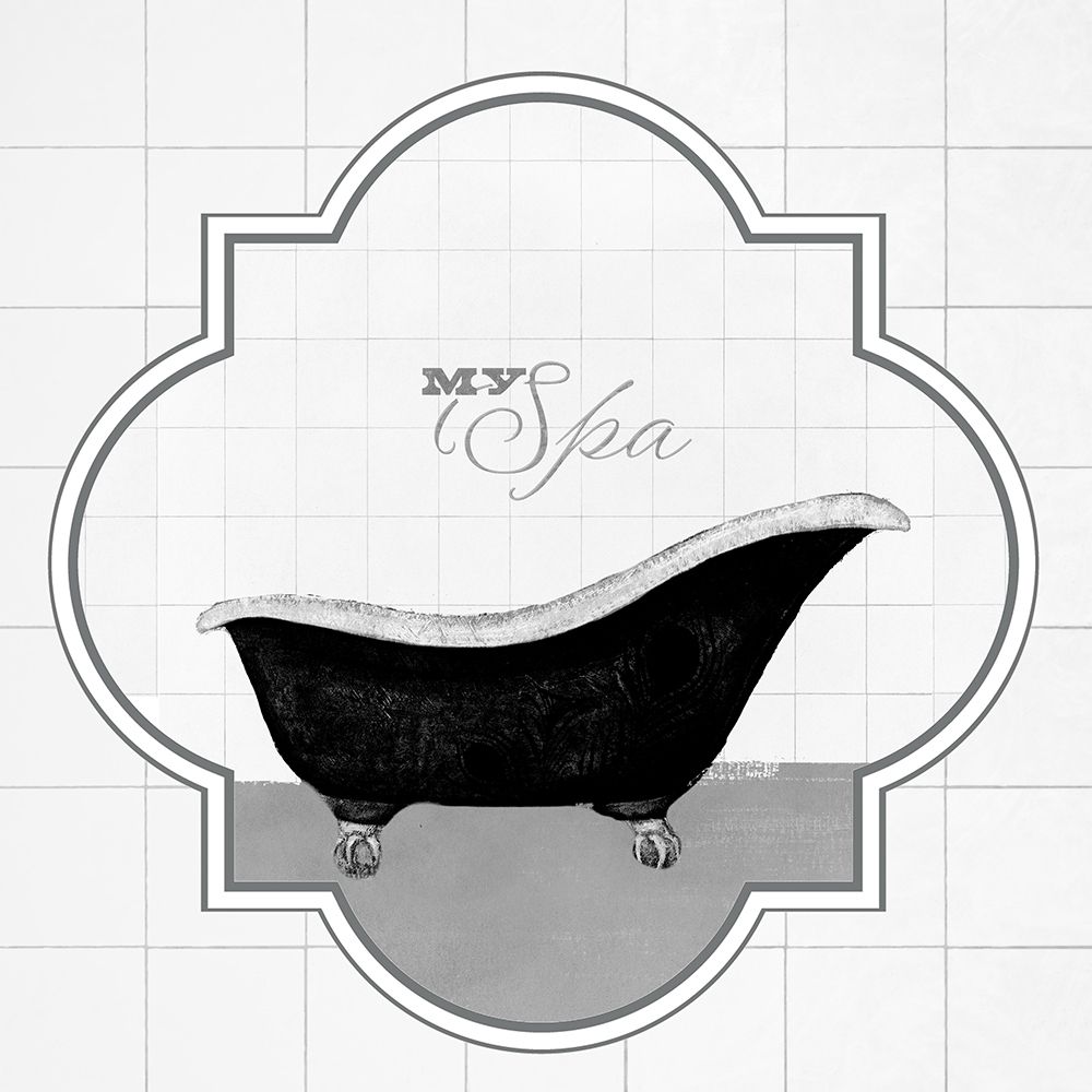 Wall art: Peacock Bath IV, by Hopfensperger