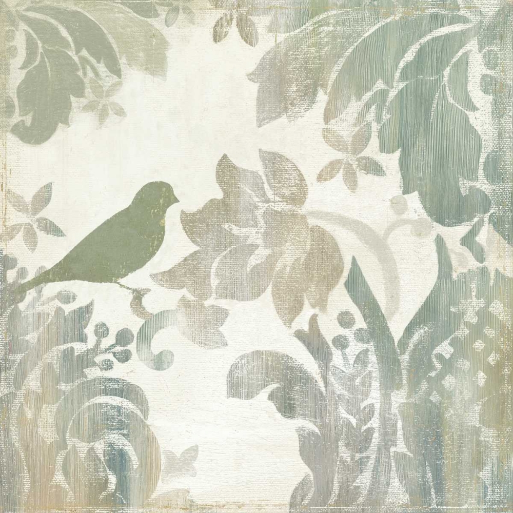 Art Print: Damask Bird I