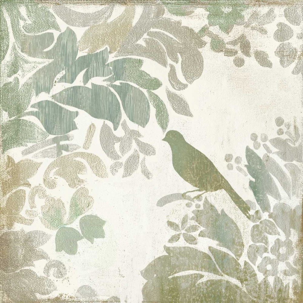 Art Print: Damask Bird II
