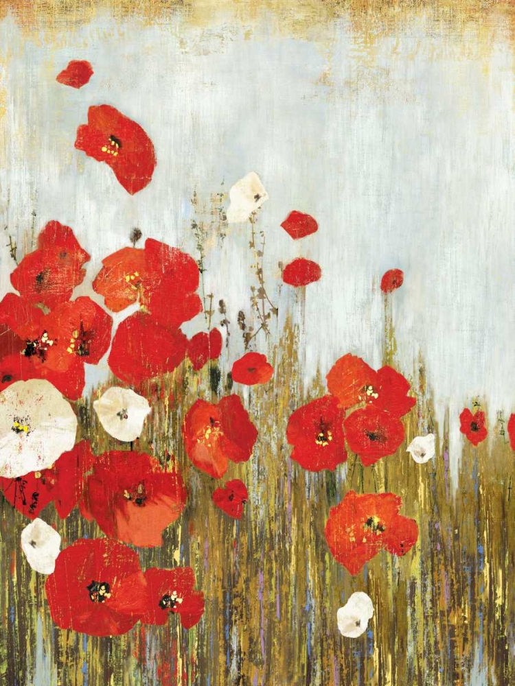 Wall Art Painting id:10850, Name: Poppies in the Wind, Artist: Jensen, Asia