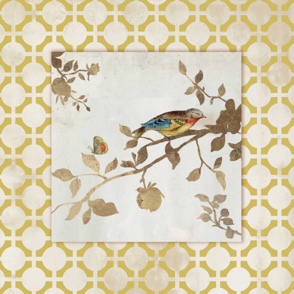 Art Print: Audubon Tile I - Mini