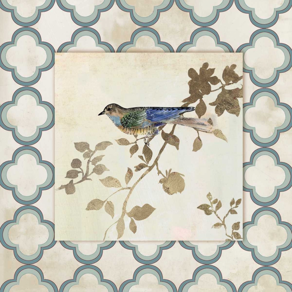 Art Print: Audubon Tile III - Mini