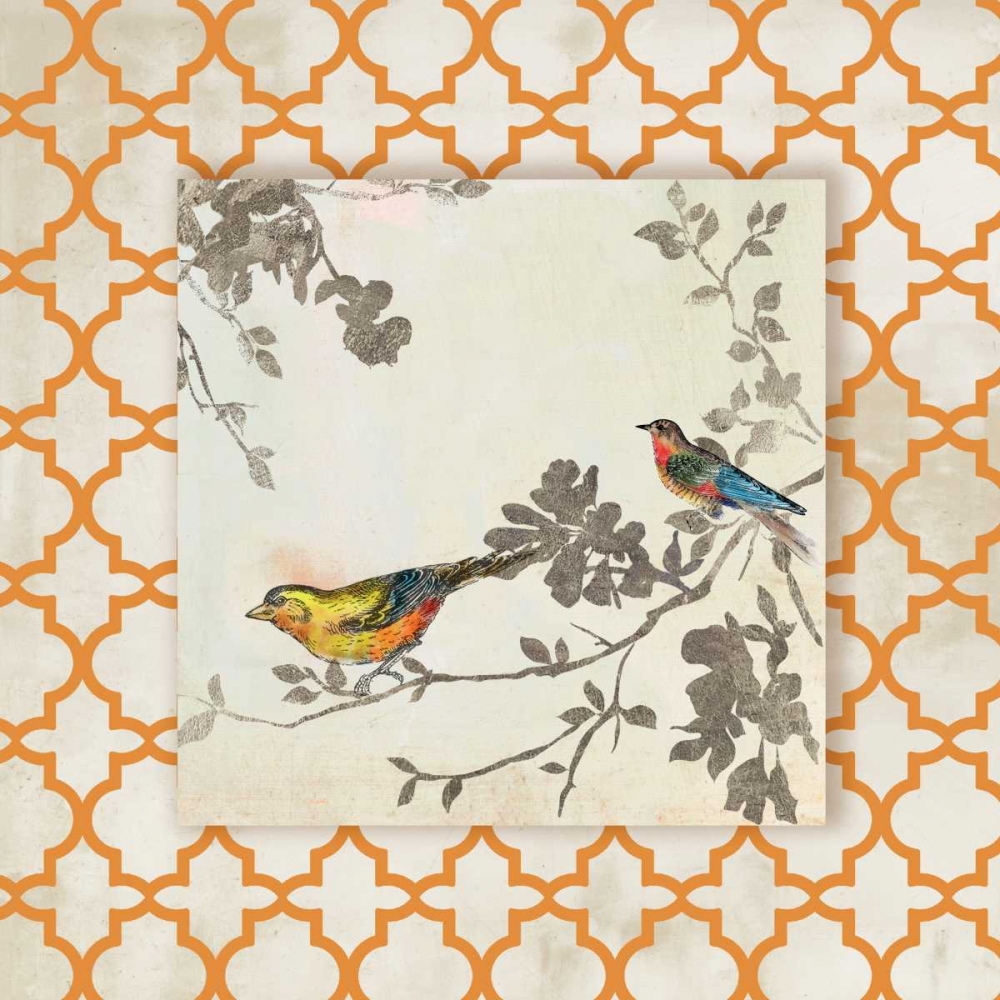 Art Print: Audubon Tile IV - Mini