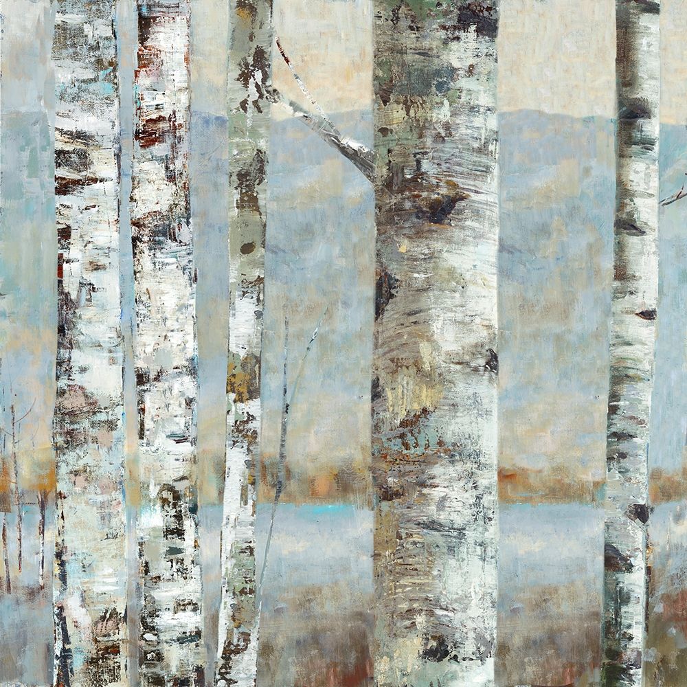 Wall art: Winter Birch II, by Woods, Maya