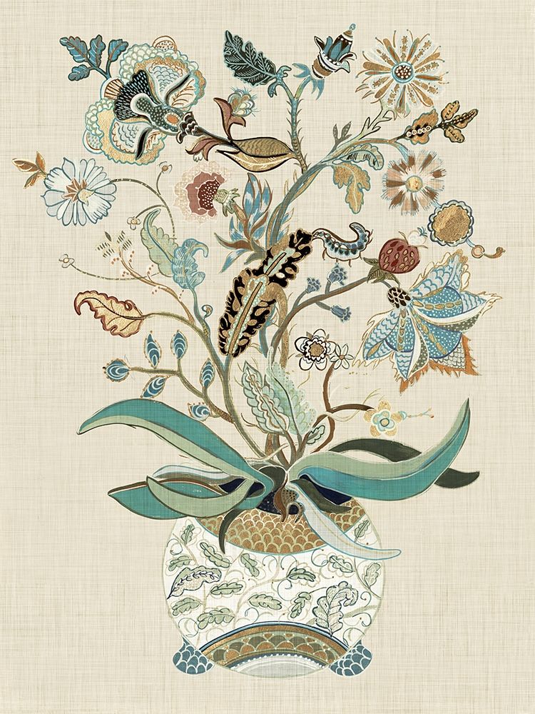 Wall Art Painting id:199424, Name: Fleur I, Artist: Woods, Maya