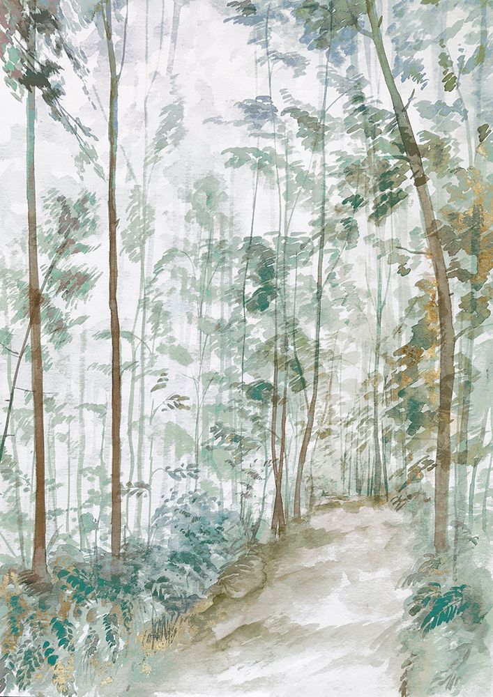 Art Print: Silver Tree Forest 